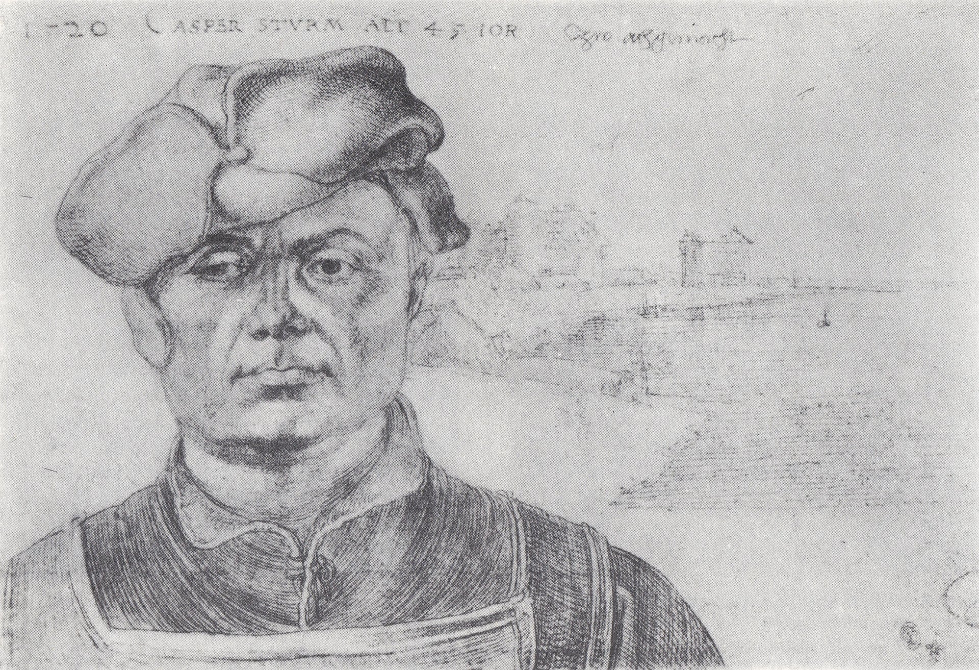 Porträt von Kaspar Sturm (1475–1552) – Gedenkseite