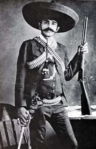Porträt von Eufemio Zapata (1873–1917) – Gedenkseite