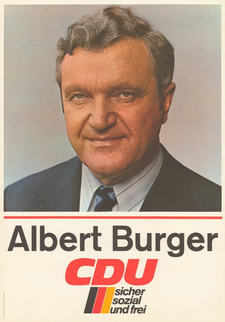Porträt von Albert Burger (1925–1981) – Gedenkseite