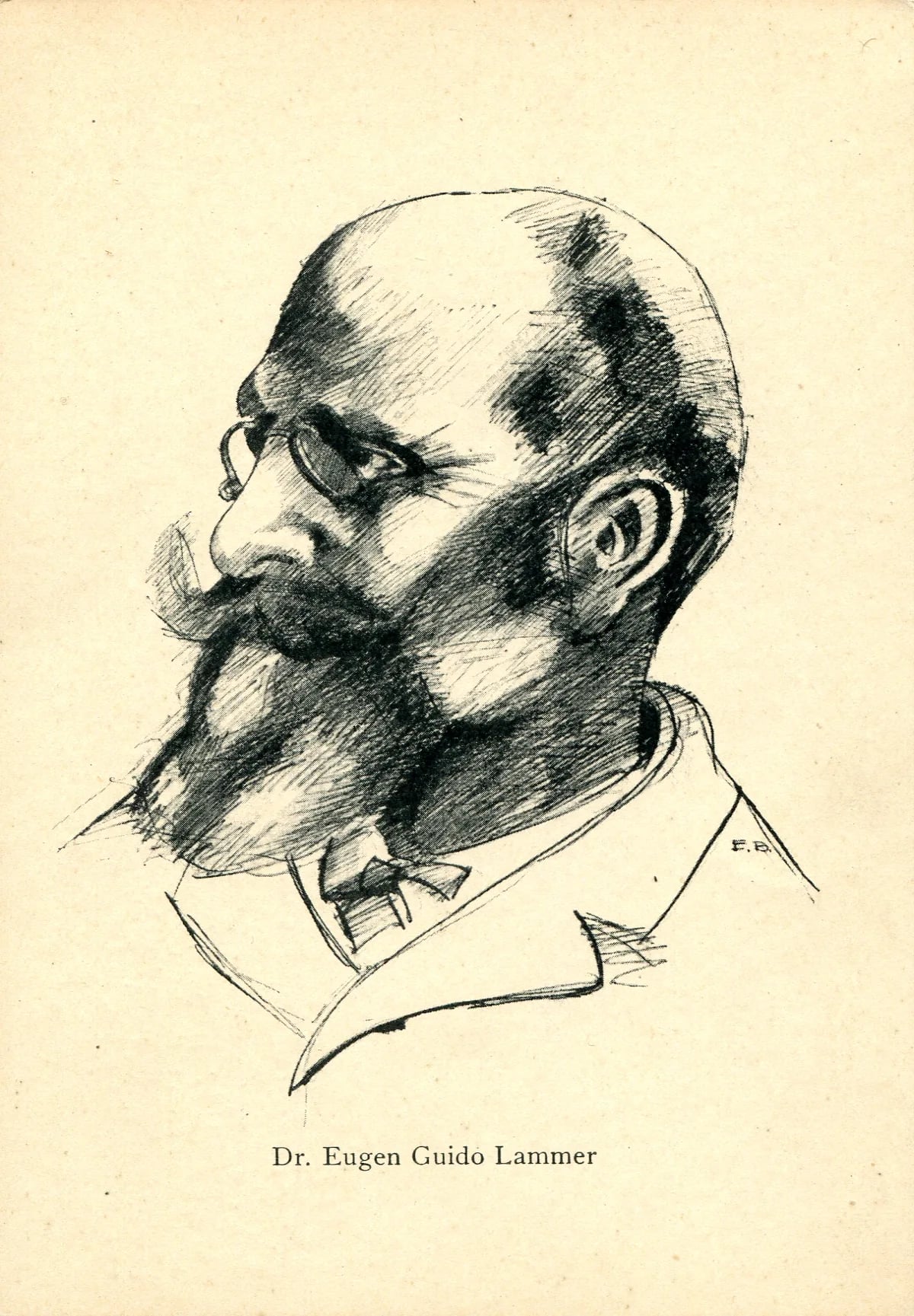 Porträt von Eugen Guido Lammer (1863–1945) – Gedenkseite