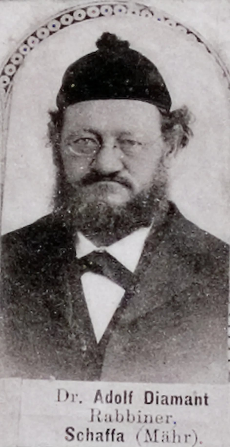 Porträt von Adolf Diamant (1843–1906) – Gedenkseite