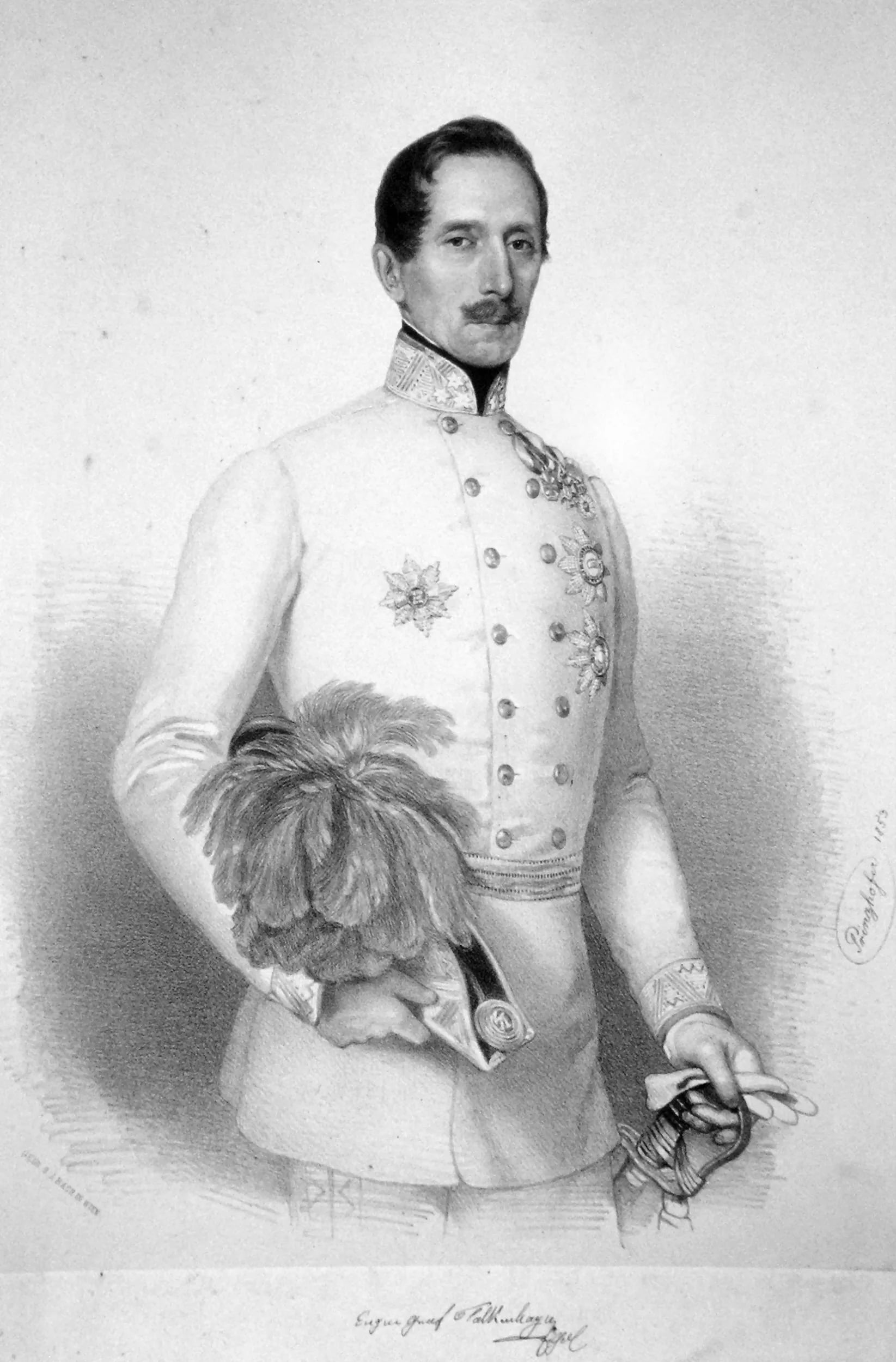 Porträt von Eugen von Falkenhayn (1792–1853) – Gedenkseite