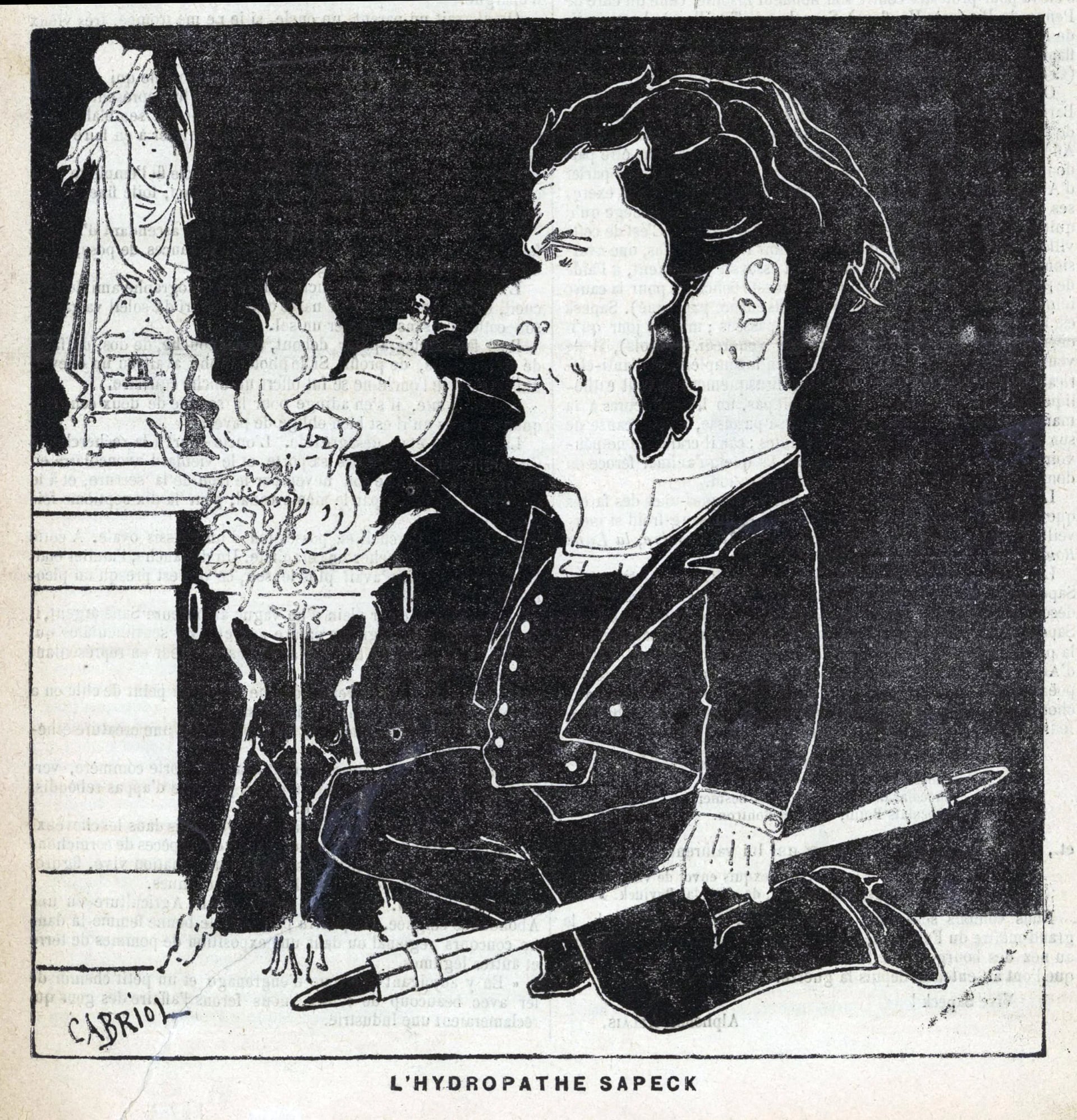 Porträt von Arthur Sapeck (1854–1891) – Gedenkseite
