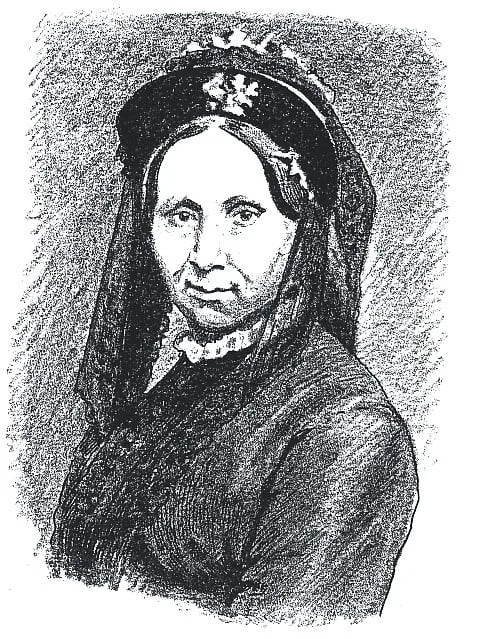 Portrait of Eulalia Merx (1815–1908) – memorial page