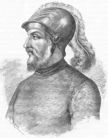 Porträt von Gonzalo de Sandoval (1497–1528) – Gedenkseite