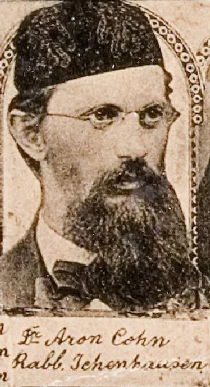 Porträt von Aron Cohn (1840–1920) – Gedenkseite