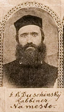 Porträt von Dov Ber Duschinsky (1838–1921) – Gedenkseite