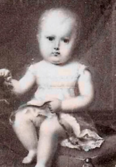 Porträt von Joséphine Napoléone de Montholon (1818–1819) – Gedenkseite