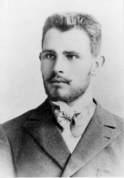 Porträt von Jonas Biliūnas (1879–1907) – Gedenkseite