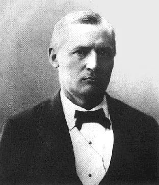 Portrait of Albert Bäcklund (1845–1922) – memorial page