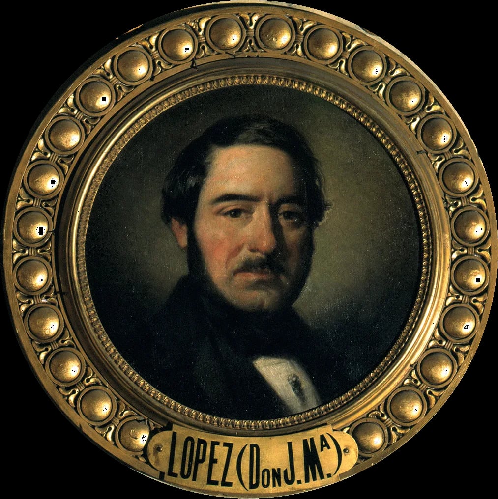 Porträt von Joaquín María López López (1798–1855) – Gedenkseite