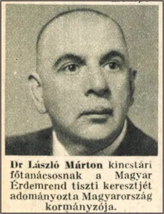Porträt von Márton László (1879–1942) – Gedenkseite