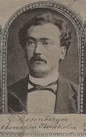 Porträt von Gabriel Rosenberger (1845–1895) – Gedenkseite