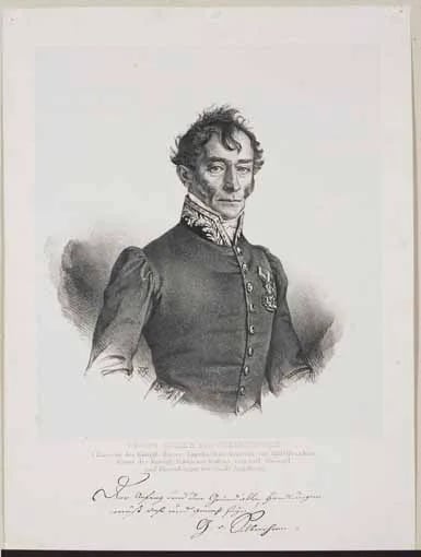 Porträt von Georg Edler von Silberhorn (1782–1854) – Gedenkseite