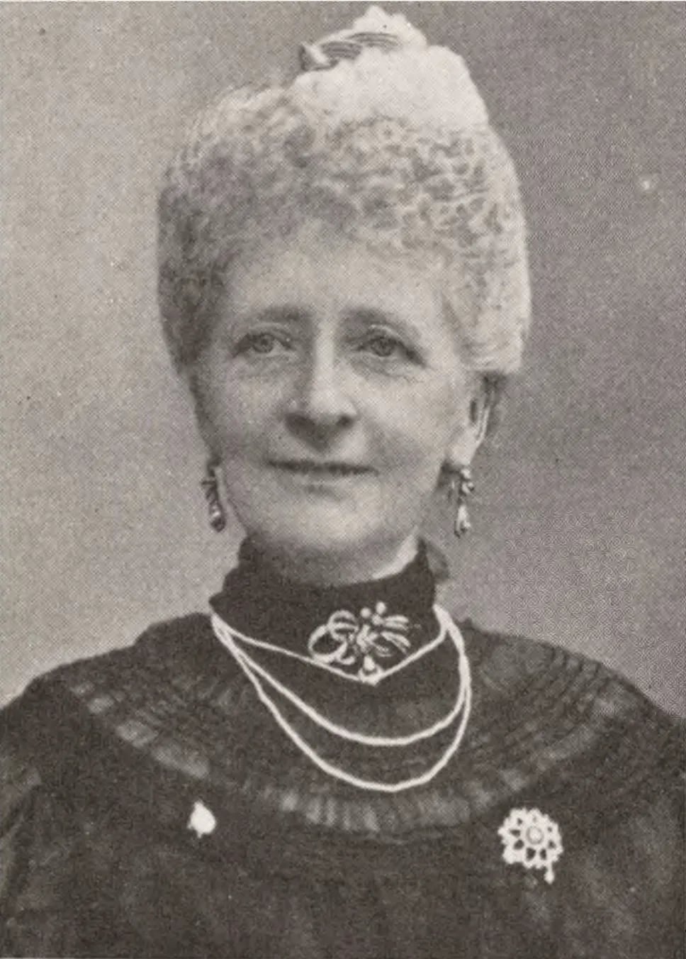 Porträt von Frederikke Scheel (1842–1919) – Gedenkseite