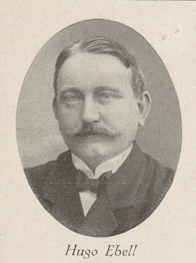 Porträt von Hugo Ebell (1864–1926) – Gedenkseite