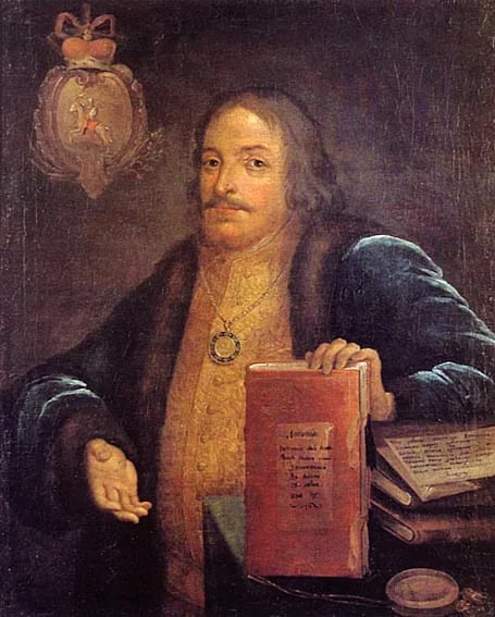 Porträt von Wassili Wassiljewitsch Golizyn (1643–1714) – Gedenkseite