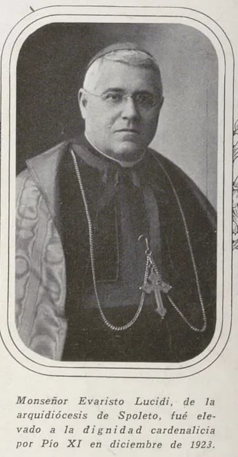 Porträt von Evaristo Lucidi (1866–1929) – Gedenkseite
