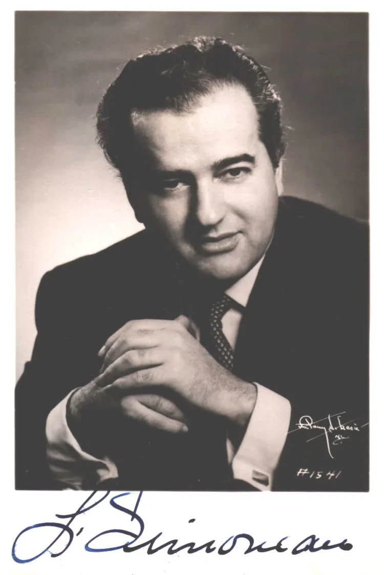 Portrait of Léopold Simoneau (1916–2006) – memorial page