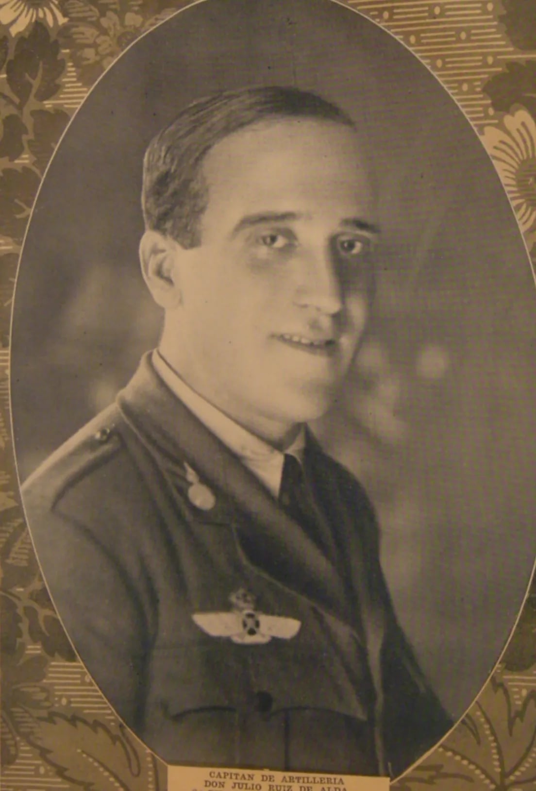 Portrait of Julio Ruiz de Alda (1897–1936) – memorial page