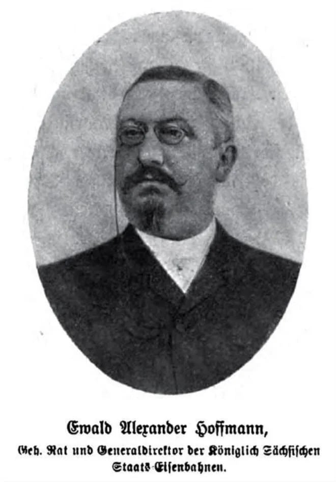 Porträt von Ewald Alexander Hoffmann (1838–1899) – Gedenkseite
