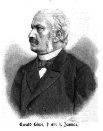 Portrait of Ewald Löwe (1837–1896) – memorial page