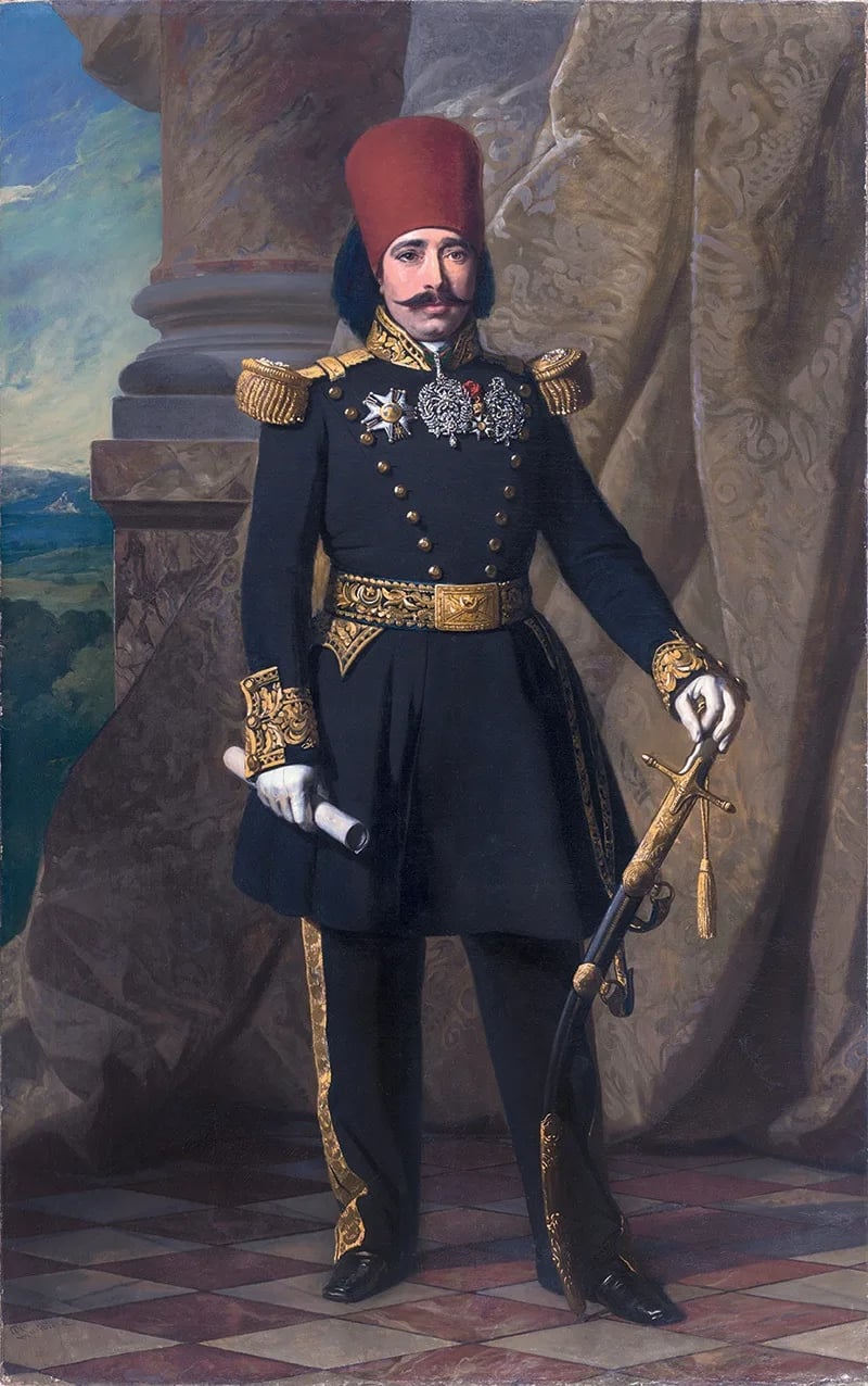 Portrait of Mustafa Khaznadar (1817–1878) – memorial page