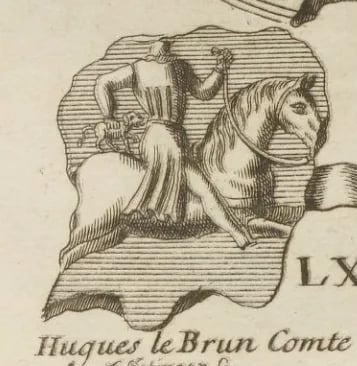 Portrait of Hugo XI. von Lusignan (1221–1250) – memorial page