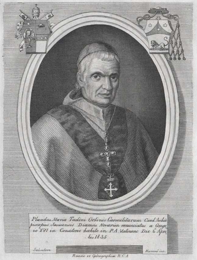 Portrait of Placido Maria Tadini (1759–1847) – memorial page