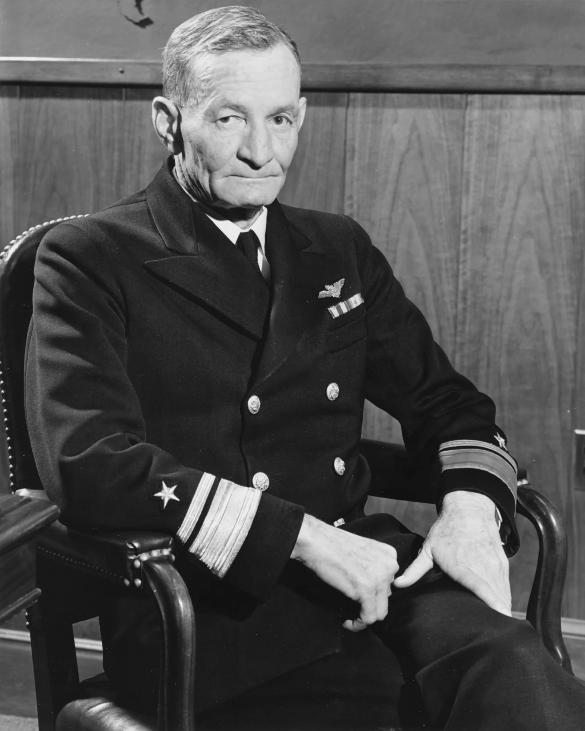 Portrait of John S. McCain senior (1884–1945) – memorial page