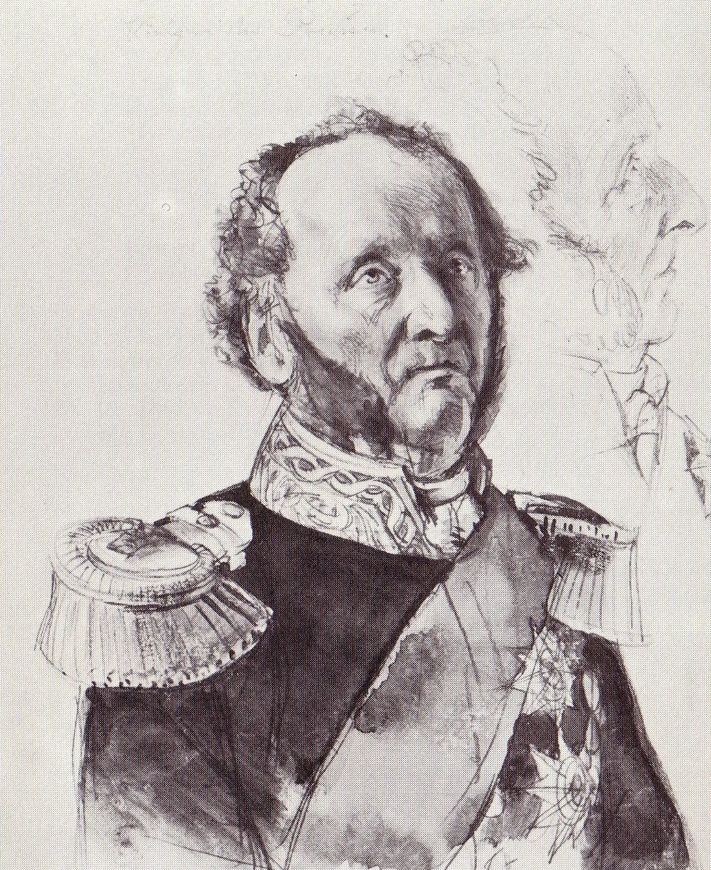 Porträt von Friedrich von Zander (1791–1868) – Gedenkseite