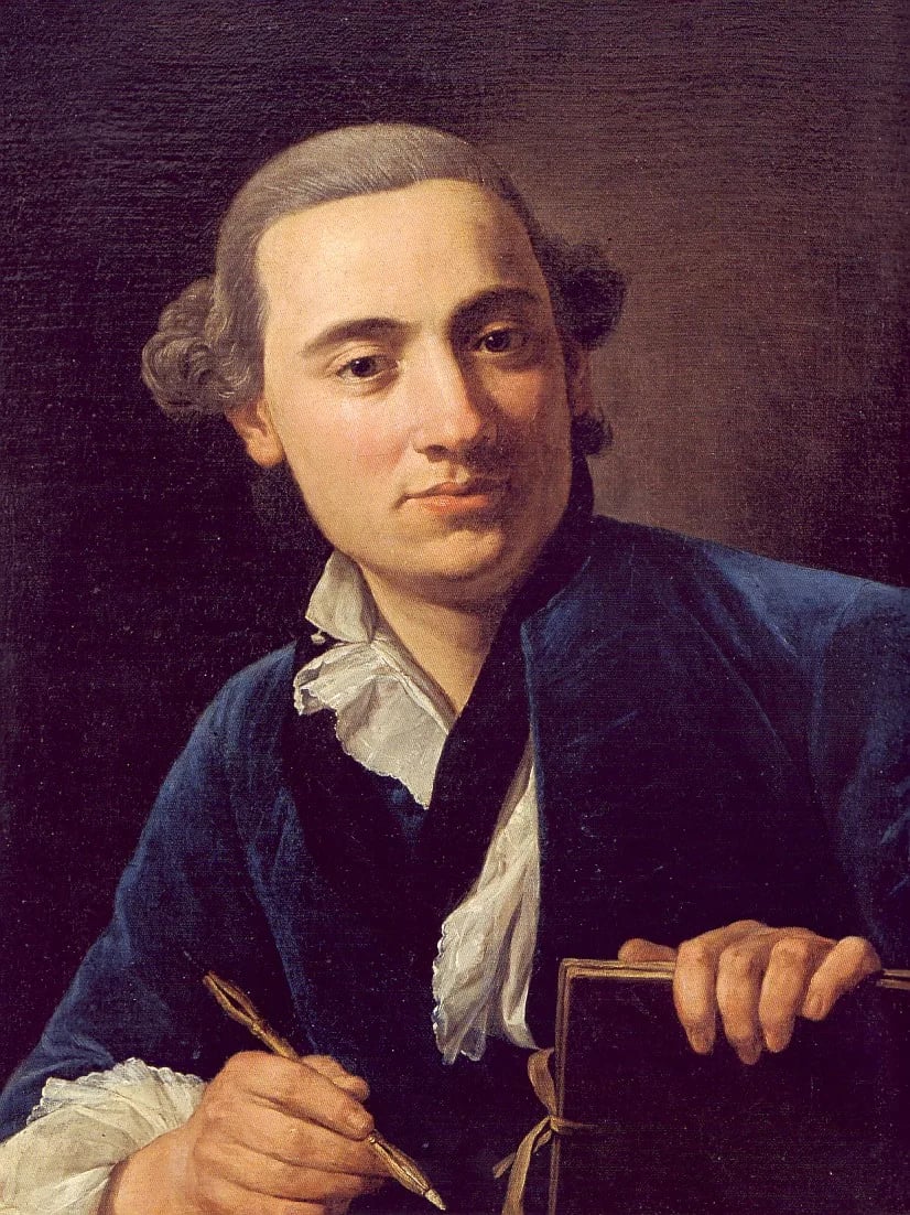 Porträt von Gaspare Traversi (1722–1770) – Gedenkseite