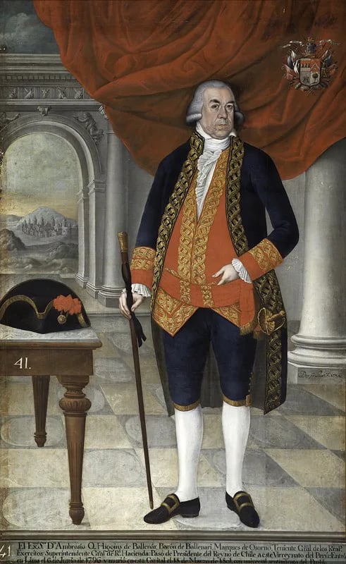 Portrait of Ambrosio O’Higgins (1720–1801) – memorial page