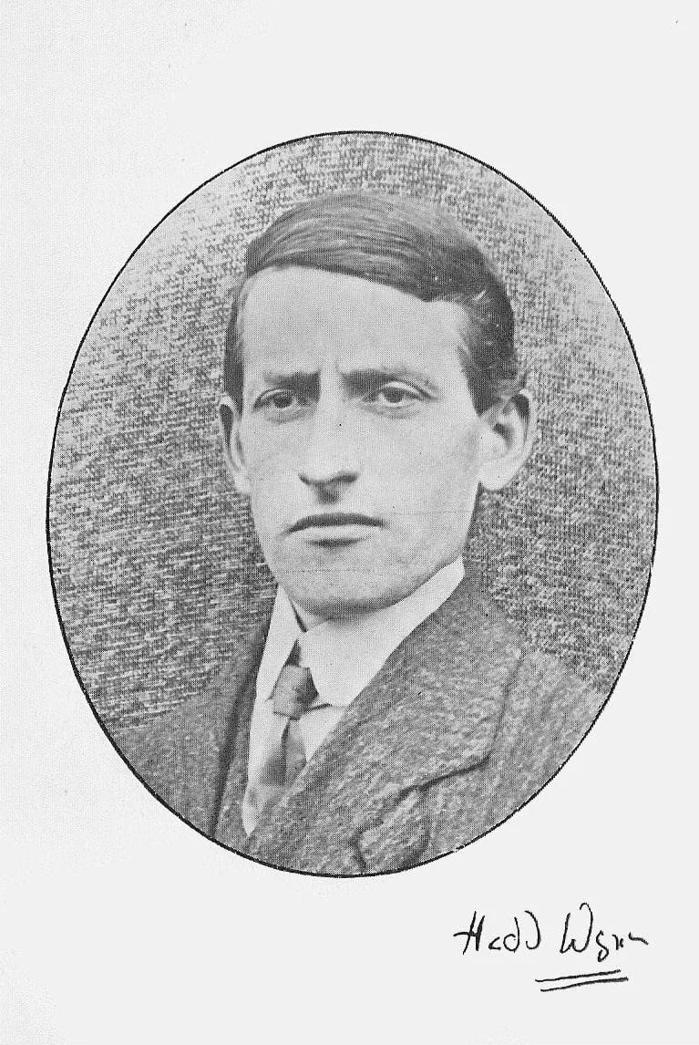 Porträt von Hedd Wyn (1887–1917) – Gedenkseite