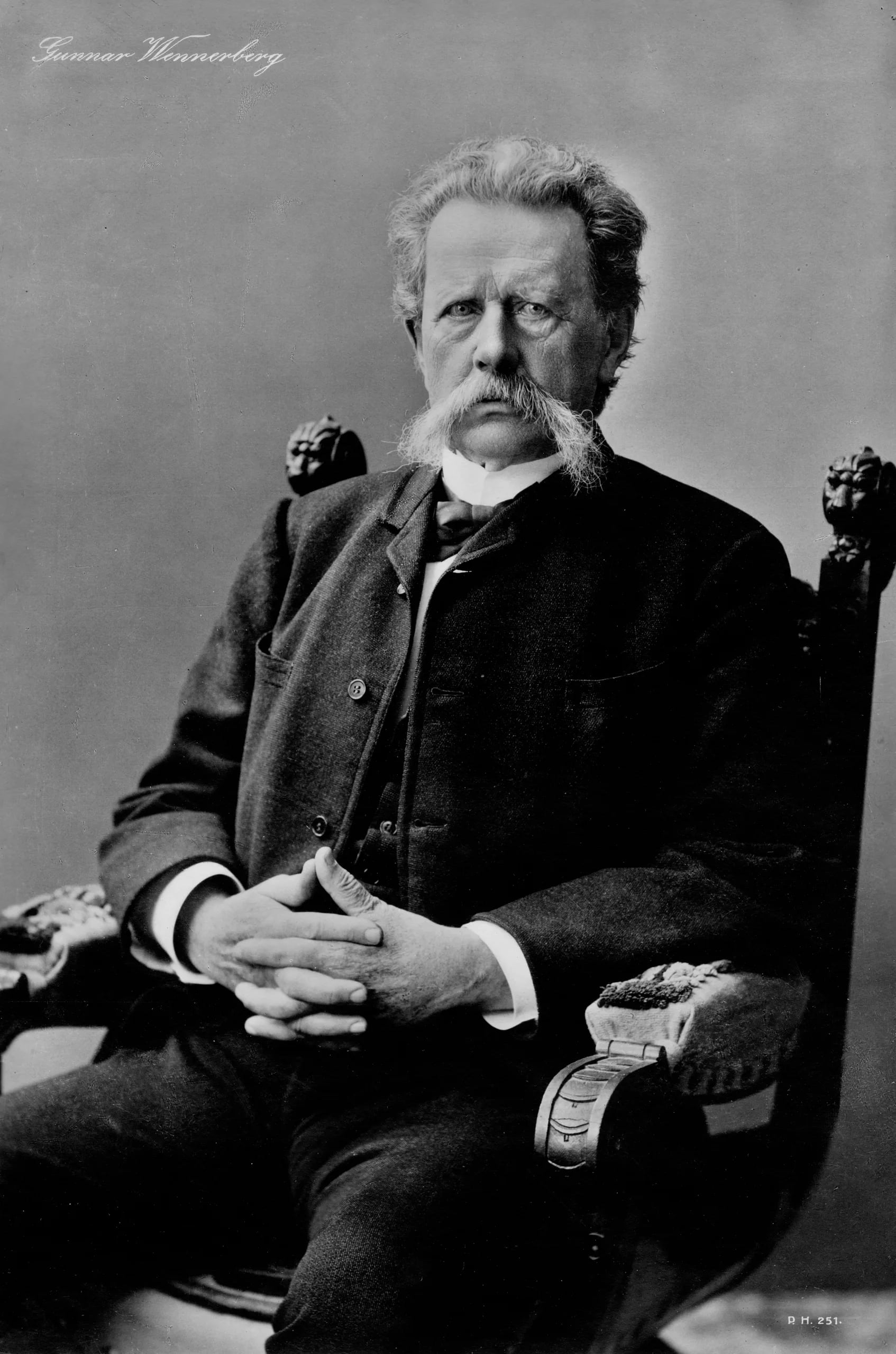 Porträt von Gunnar Wennerberg (1817–1901) – Gedenkseite