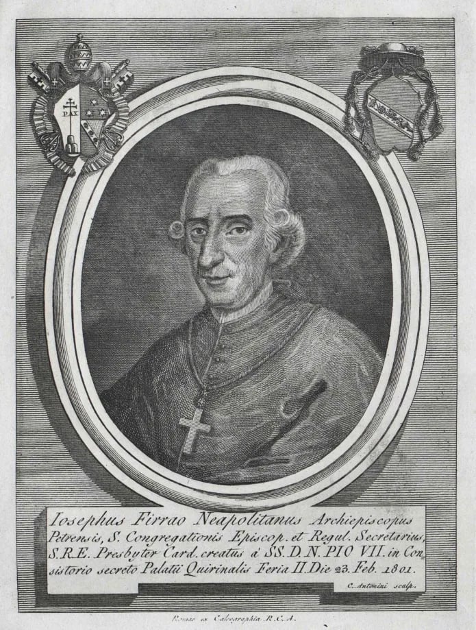 Portrait of Giuseppe Firrao (1736–1830) – memorial page