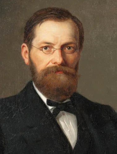 Portrait of Friedrich Tüshaus (1832–1885) – memorial page