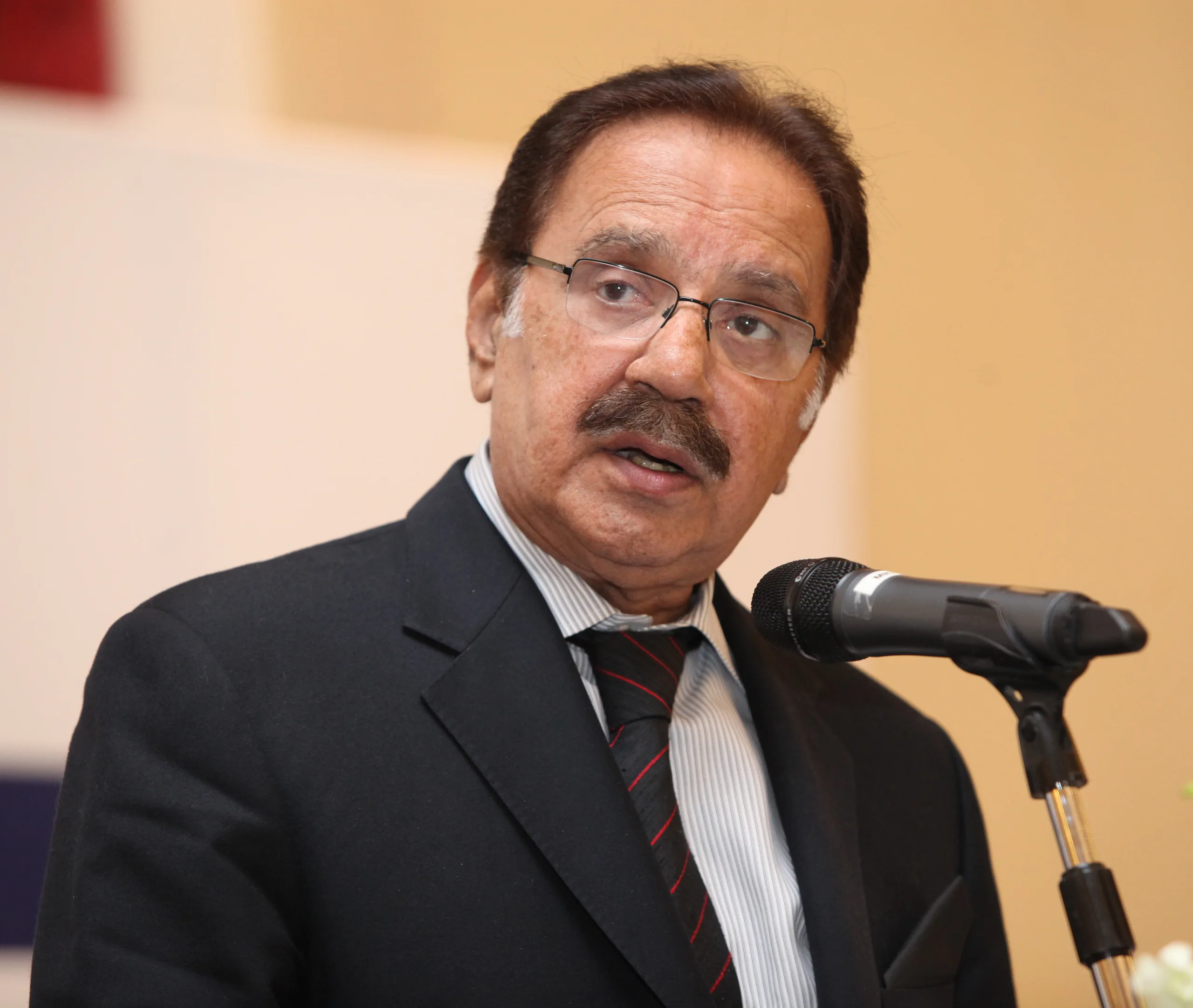 Portrait of Makhdoom Amin Fahim (1939–2015) – memorial page