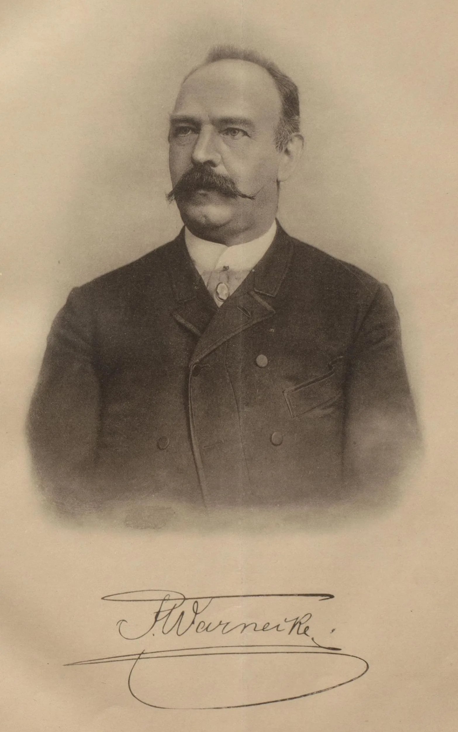 Porträt von Friedrich Warnecke (1837–1894) – Gedenkseite