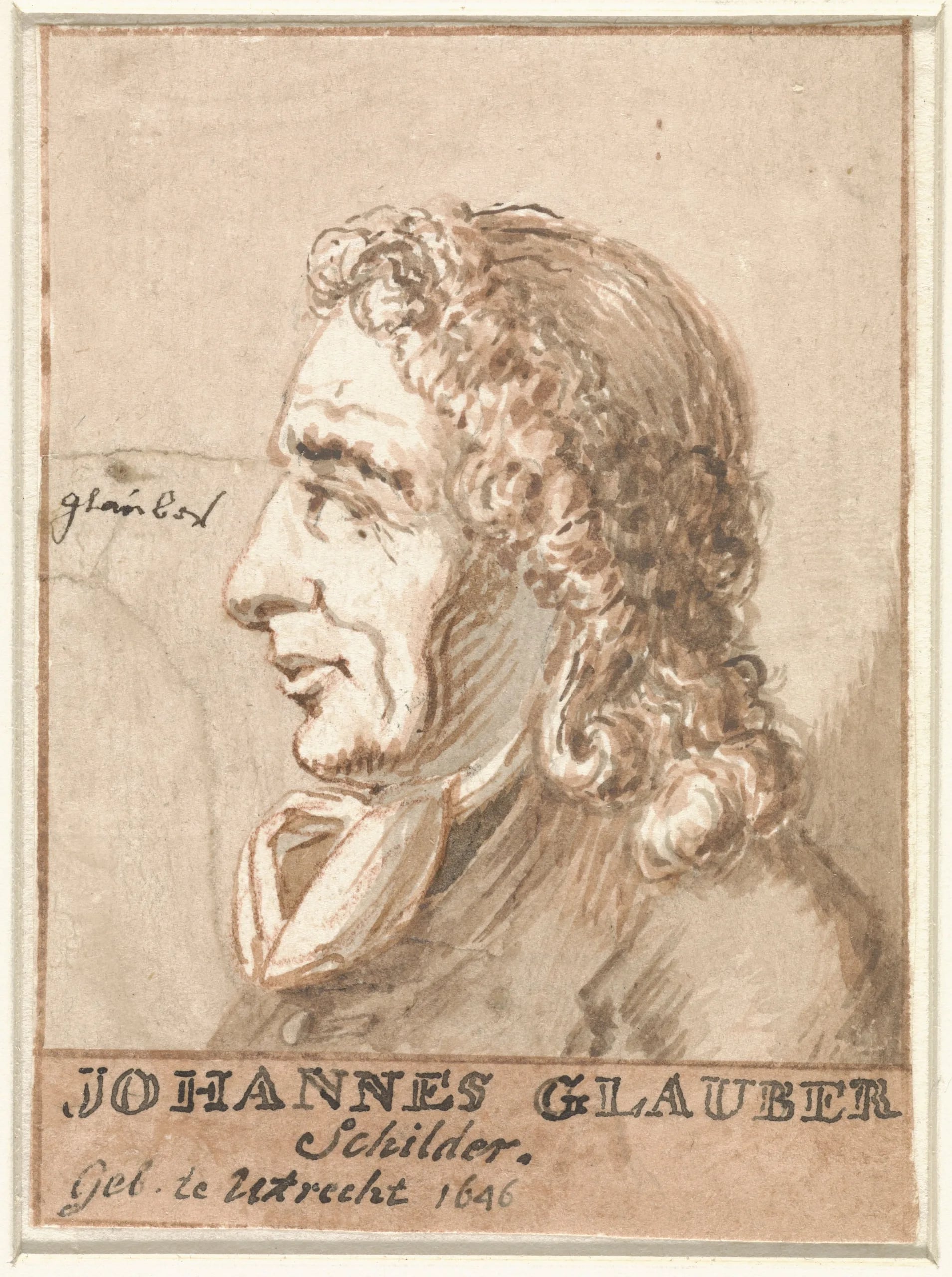 Porträt von Johannes Glauber (1646–1726) – Gedenkseite