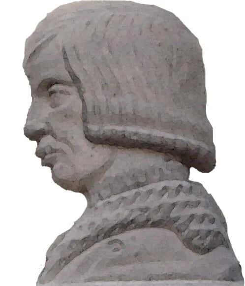 Porträt von Zacharias Garcaeus (1544–1586) – Gedenkseite