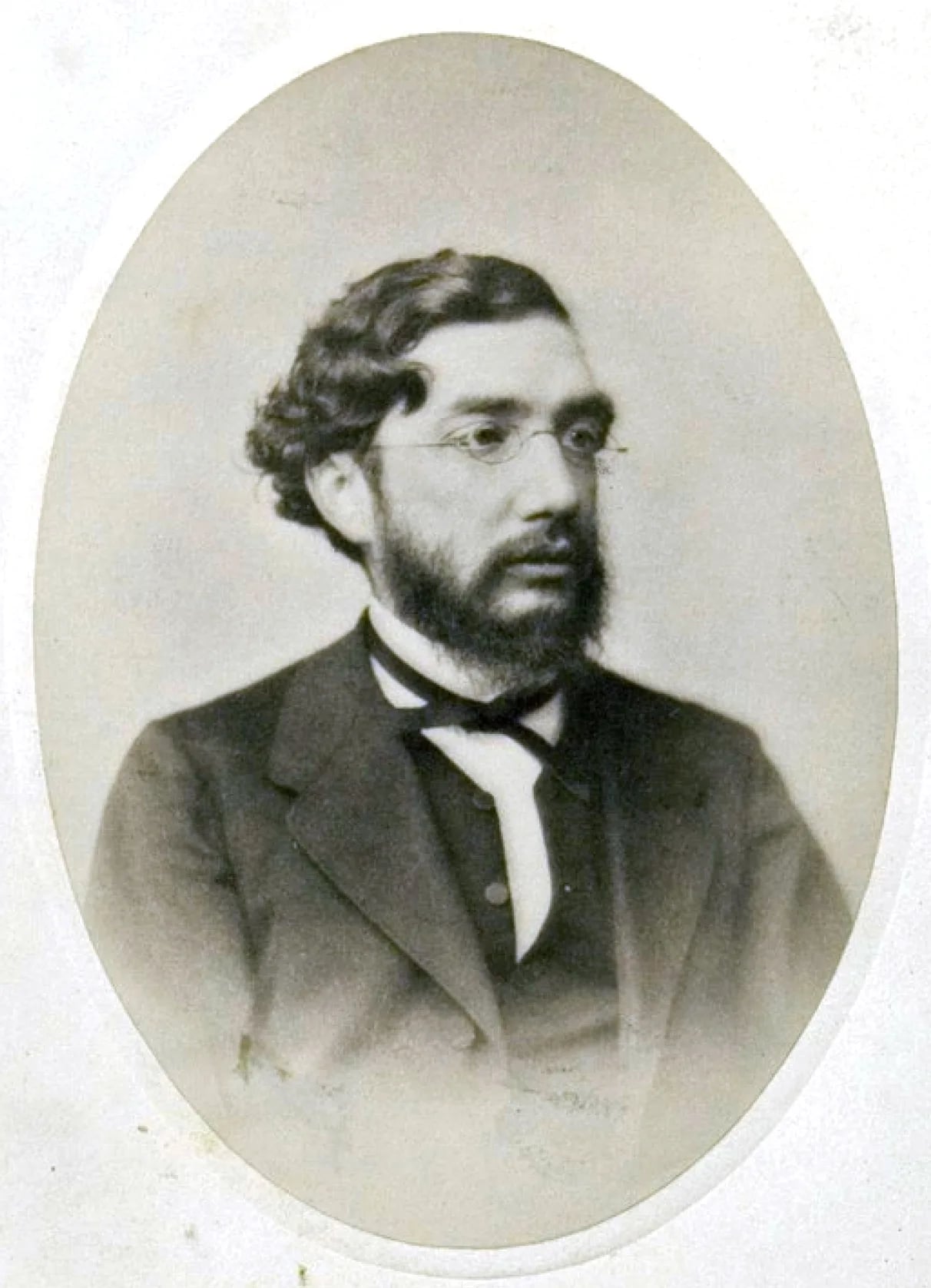 Porträt von Alexander Fjodorowitsch Hilferding (1831–1872) – Gedenkseite