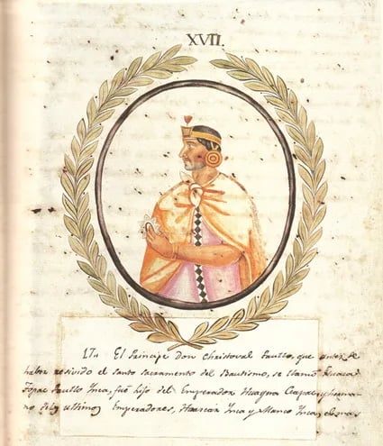 Portrait of Paullu Inca (1518–1549) – memorial page