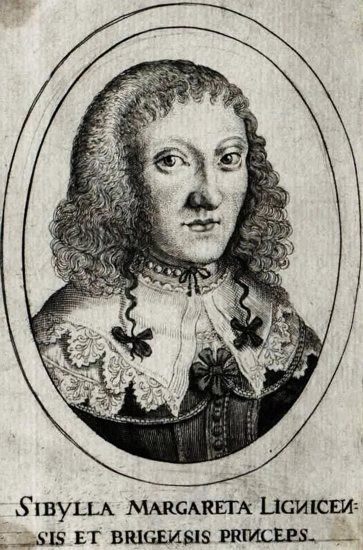 Portrait of Sibylle Margarethe von Brieg (1620–1657) – memorial page