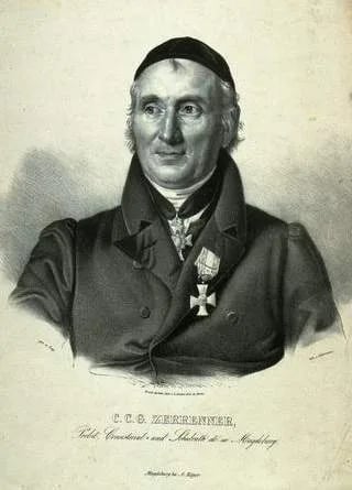 Porträt von Karl Christoph Gottlieb Zerrenner (1780–1851) – Gedenkseite