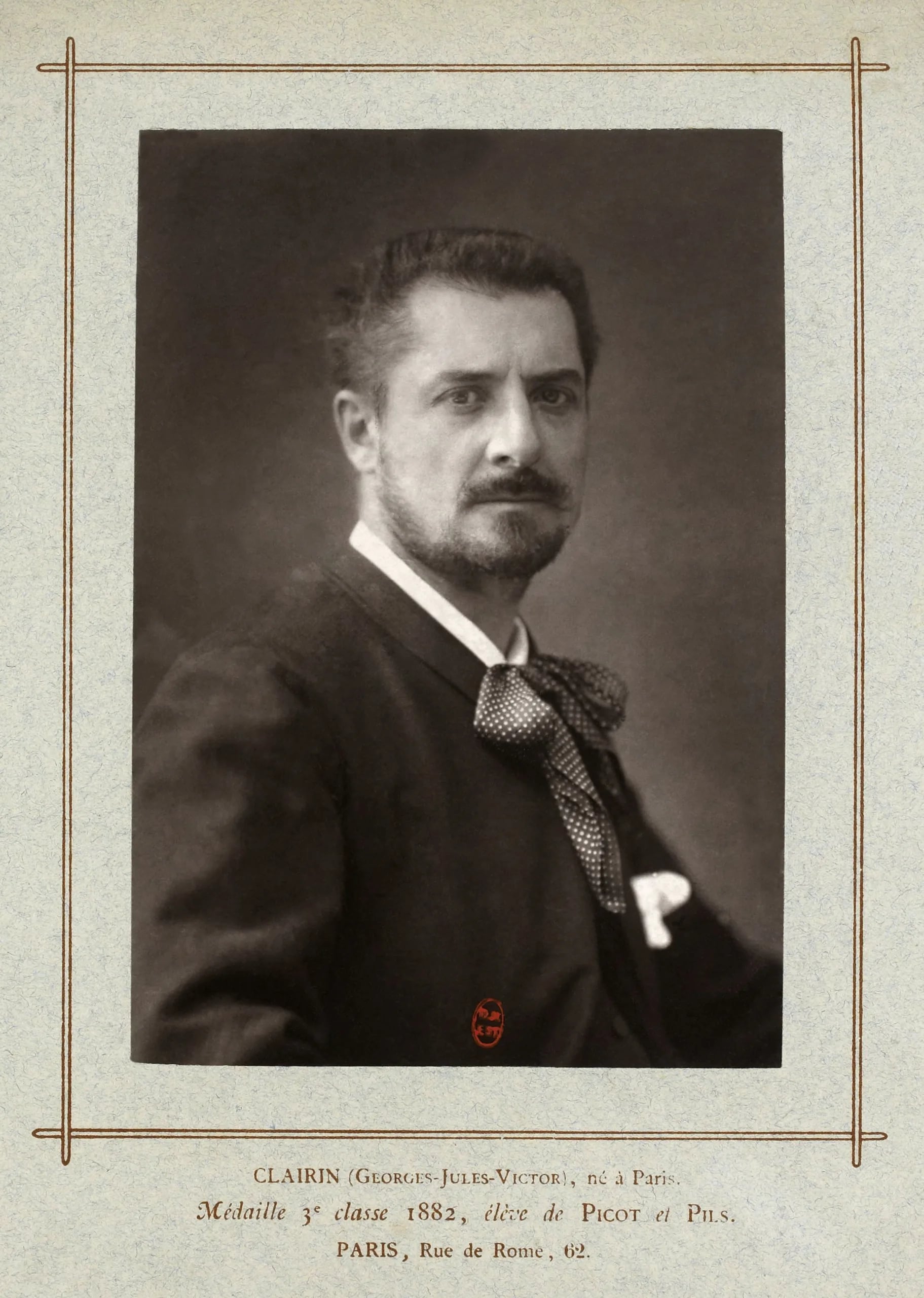 Portrait of Georges Clairin (1843–1919) – memorial page