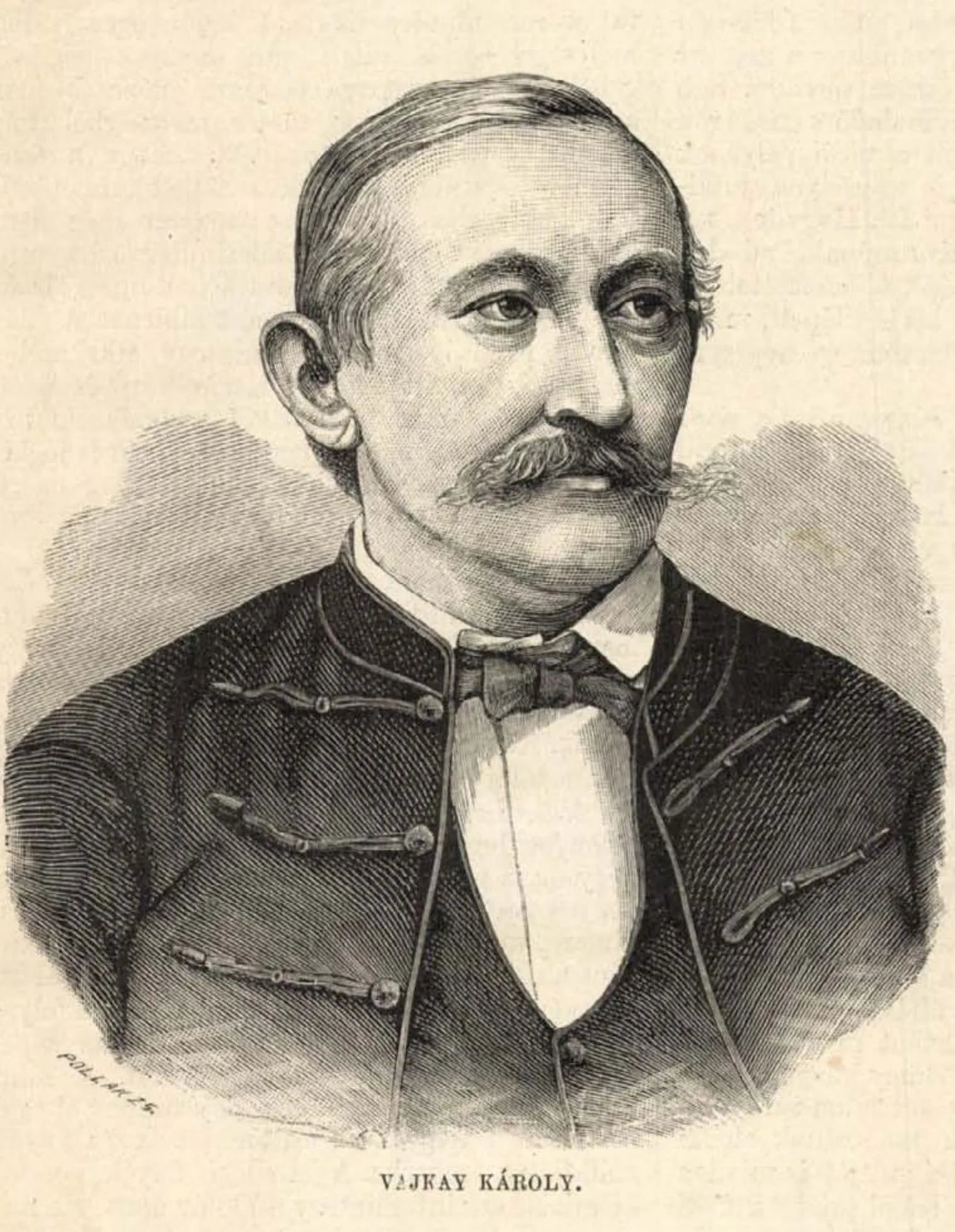 Portrait of Károly Vajkay (1825–1893) – memorial page