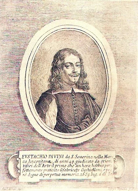 Porträt von Eustachio Divini (1610–1685) – Gedenkseite