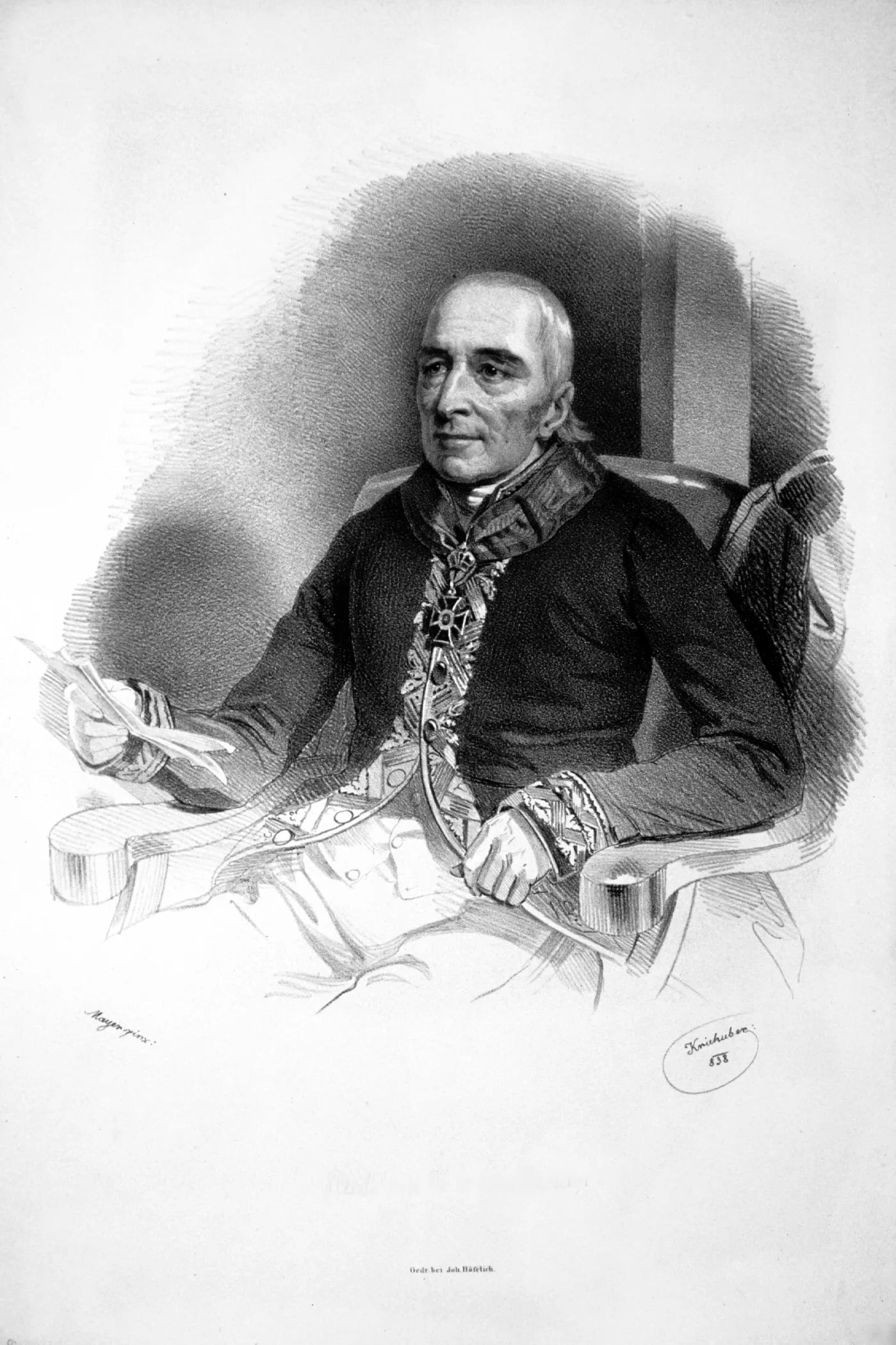 Portrait of Ferdinand Fechtig von Fechtenberg (1756–1837) – memorial page