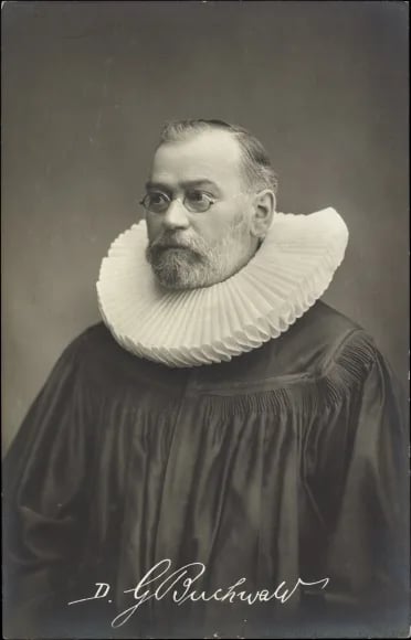 Porträt von Georg Buchwald (1859–1947) – Gedenkseite